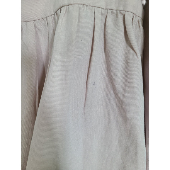 Ulla Johnson Lavender Amadie Peplum Ruffled Twill Hook Closure Blazer Size 4 - Picture 11 of 12